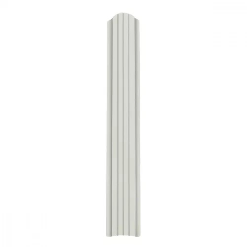 DAKO Kerítéselem fehér íves, fényes kétoldalas 110 mm RAL 9002