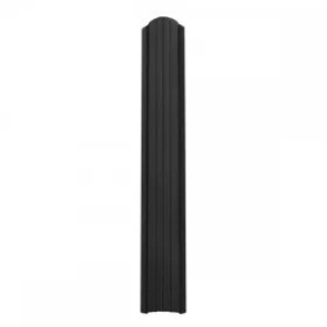 DAKO Kerítéselem fekete íves, fényes kétoldalas 110 mm RAL 9005