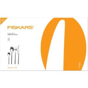 Fiskars Functional Form evőeszköz készlet 24 db-os, fényes