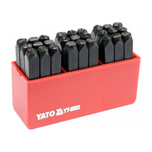 YATO Betűbeütő klt. 6mm 27 részes