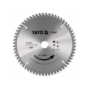 YATO Fűrésztárcsa Alumíniumhoz 180x60Tx20 mm