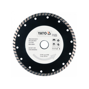 YATO Gyémánt vágótárcsa 180 turbo