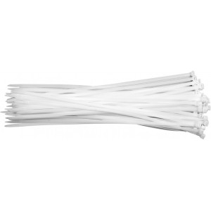 YATO Kábelkötegelő fehér 450 x 9,0 mm (50 db/cs)