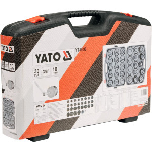 YATO Olajszűrő leszedő dugókulcs készlet 30 részes 3/8 col